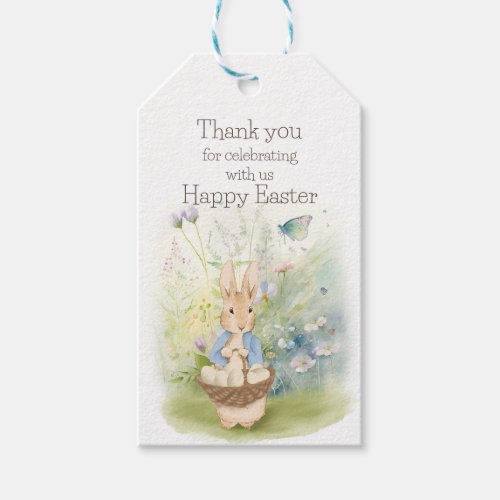 Easter Peter Rabbit Gift Tags