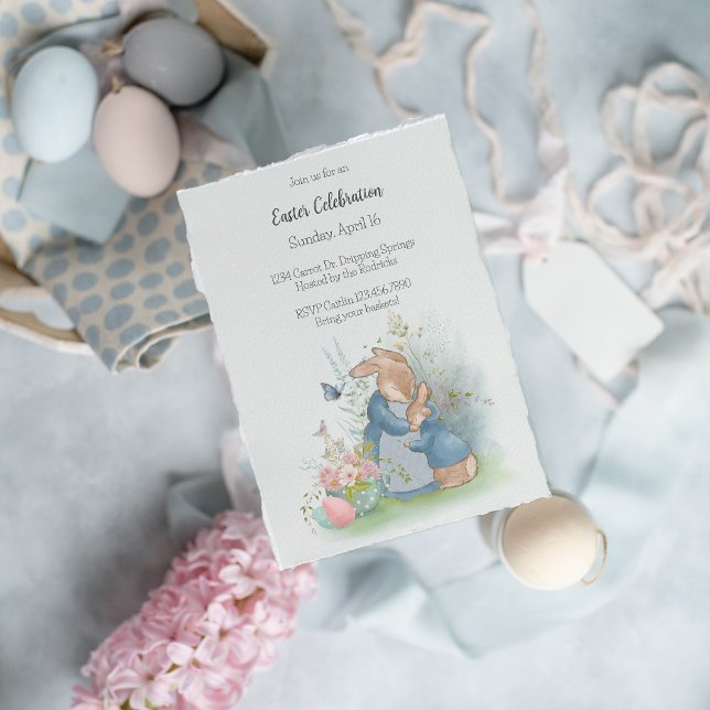 Easter Peter Rabbit Invitation (Creator Uploaded)