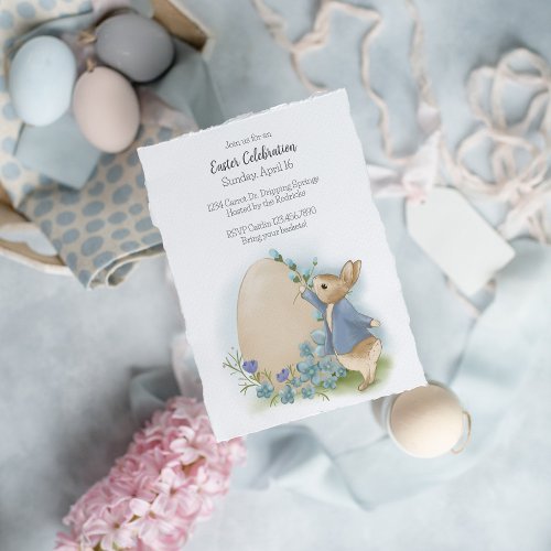 Easter Peter Rabbit Invitation