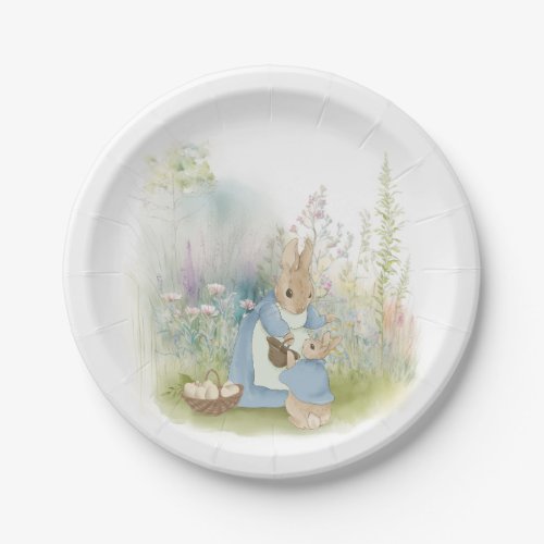 Easter Peter Rabbit Paper Plates 