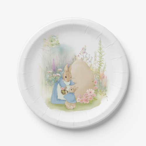 Easter Peter Rabbit Paper Plates 