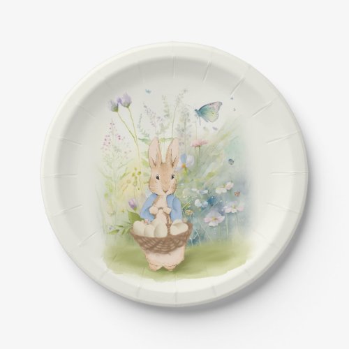 Easter Peter Rabbit Paper Plates 