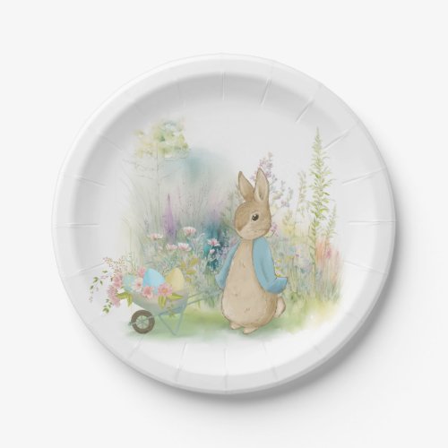 Easter Peter Rabbit Paper Plates 