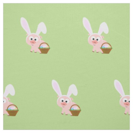 Easter Piggy Fabric