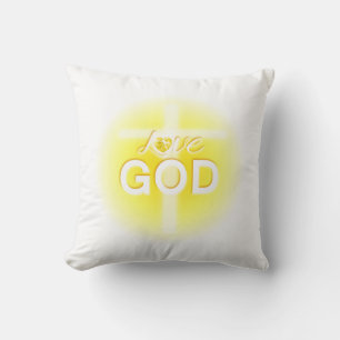 Easter pillows, Love God, Jesus Throw Pillow