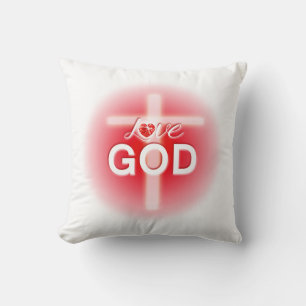 Easter pillows, Love God, Jesus Throw Pillow