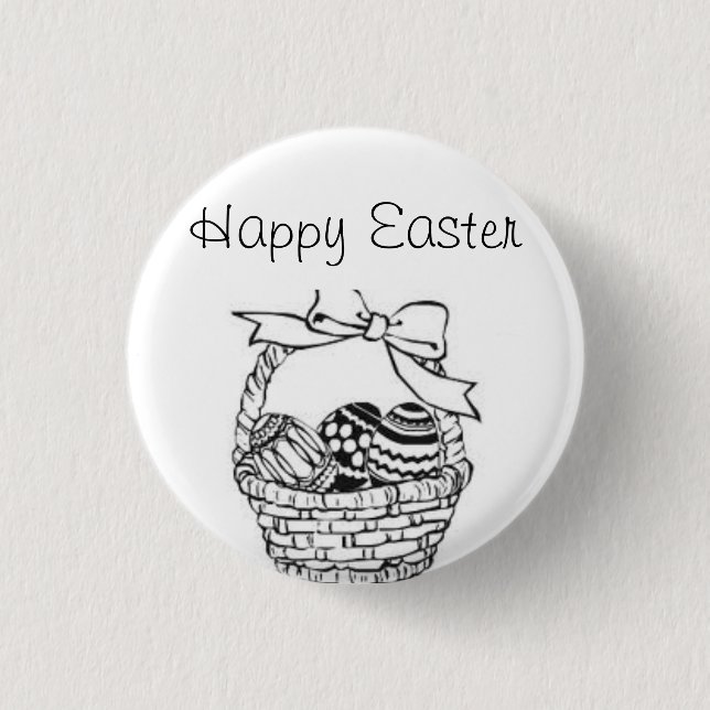 easter pinback button (Front)