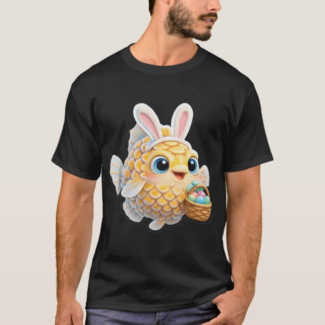 Easter Pinecone Fish 2 T-Shirt (Front)