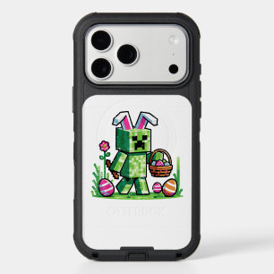 Easter Pixel Gaming Bunny Egg Hunting iPhone 17 Pro Max Case