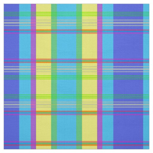 Easter Plaid Fabric