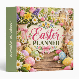 Easter Planner Spring Organizer 3 Ring Binder