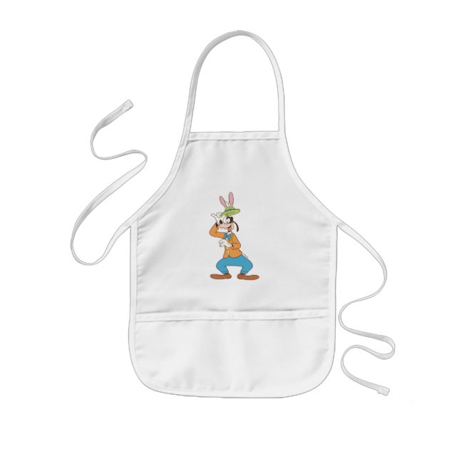 Easter Pluto with Easter Bunny Ears 2 Kids' Apron (Front)