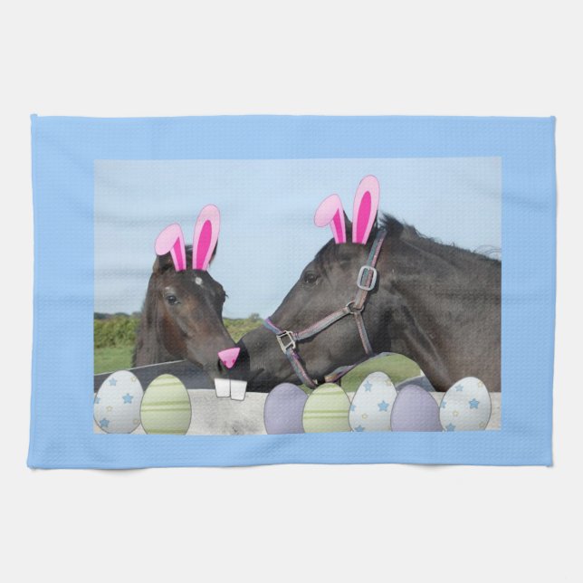 Easter Pony and Horse Towel (Horizontal)