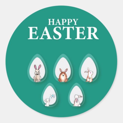 Easter Portal Easter Classic Round Sticker