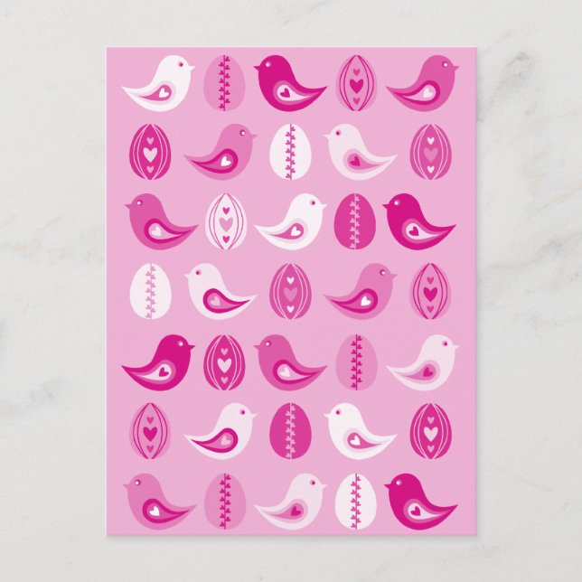 easter Postcard pink (Front)