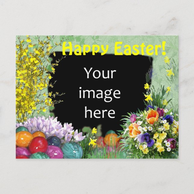 Easter Postcard with your photo (Front)