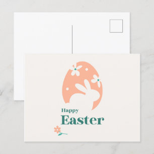 Easter Postcards Bunny Card Happy Easter