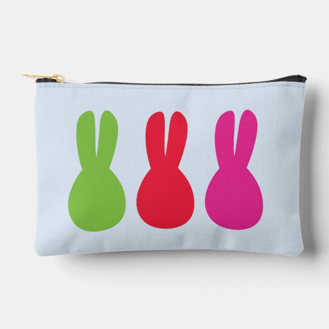 Easter pouch in light blue (Front)