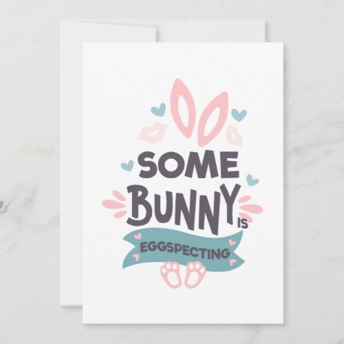 Easter Pregnancy Announcement Bunny