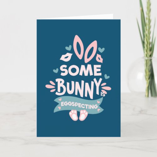 Easter Pregnancy Announcement Bunny Eggspecting