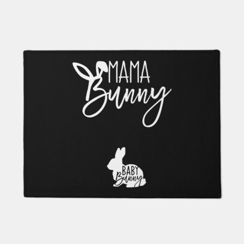 Easter Pregnancy Quote Pregnant Mom Mama Bunny Bab Doormat