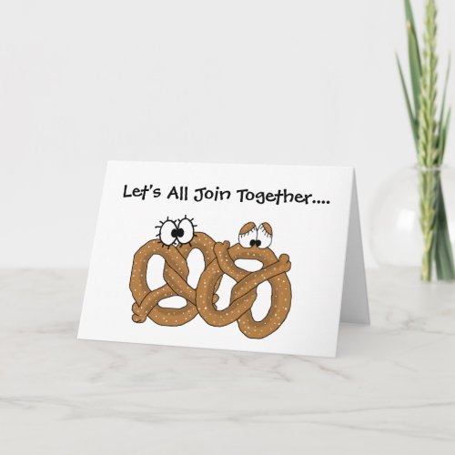 Easter Pretzels  Greeting Card   Customize It