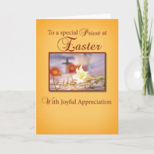 Easter Priest Appreciation Holiday Card