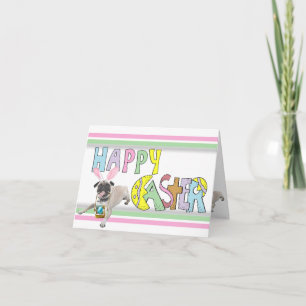 Easter Pug Holiday Card
