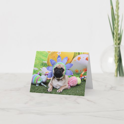 Easter _ Pug _ Louie Holiday Card