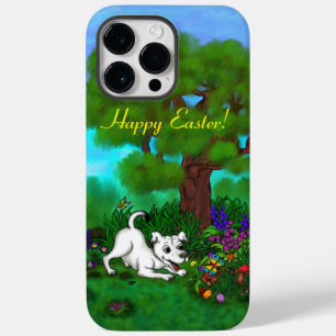 Easter - Puppy Capo and Butterfly Case-Mate iPhone 14 Pro Max Case