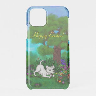Easter - Puppy Capo and Butterfly iPhone 11 Pro Case