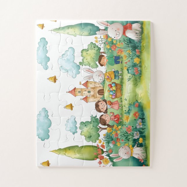 Easter Puzzle 30 pieces - Egg Hunt (Vertical)