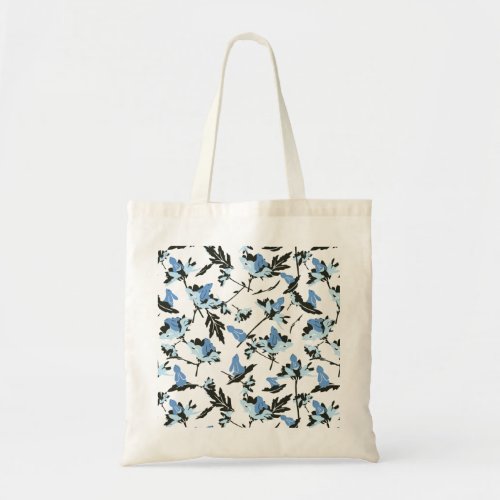 Easter Quotes and Floral Rabbit Pattern I Tote Bag