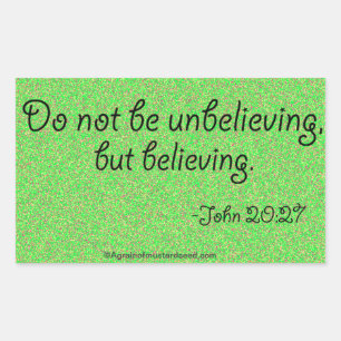 Easter Quotes Rectangular Sticker