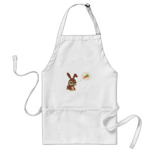 easter rabbit adult apron