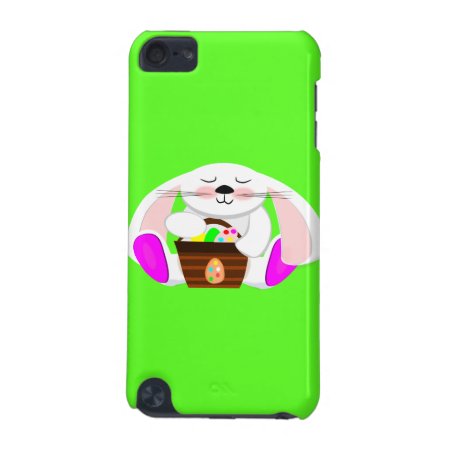 Easter Rabbit And A Basket Of Eggs Ipod Touch (5th Generation) Case