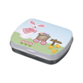 Easter Rabbit and Chicks Jelly Belly Tin (Side)