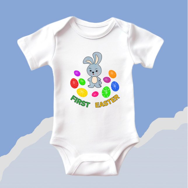 Easter rabbit  baby bodysuit (Creator Uploaded)