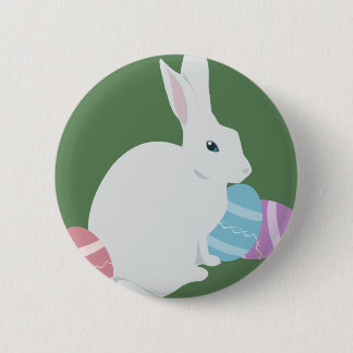 Easter Rabbit Button