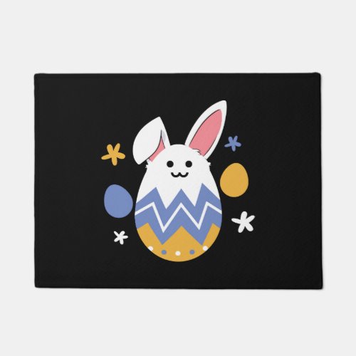Easter Rabbit Egg Easter Holiday Bunny Doormat