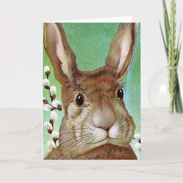 Easter Rabbit Holiday Card (Front)