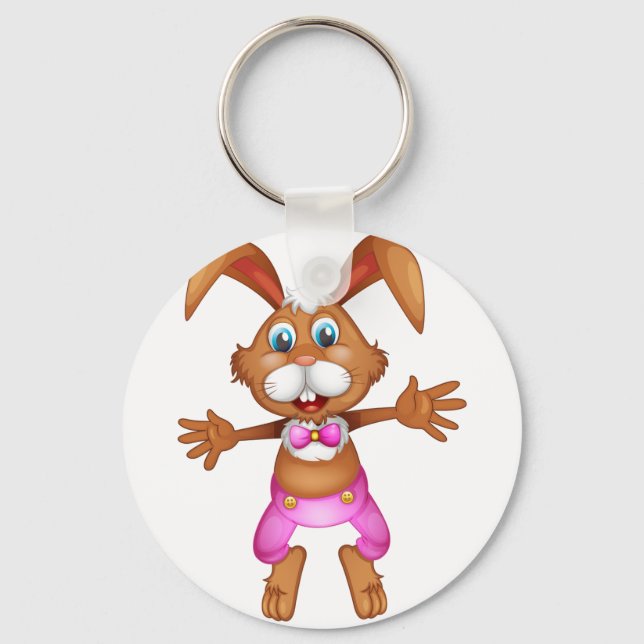 Easter Rabbit Keychain (Front)