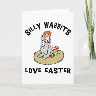 Easter Rabbit Love Easter Holiday Card