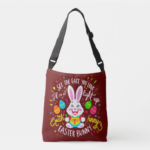 Easter Rabbit Lover Gifts Crossbody Bag