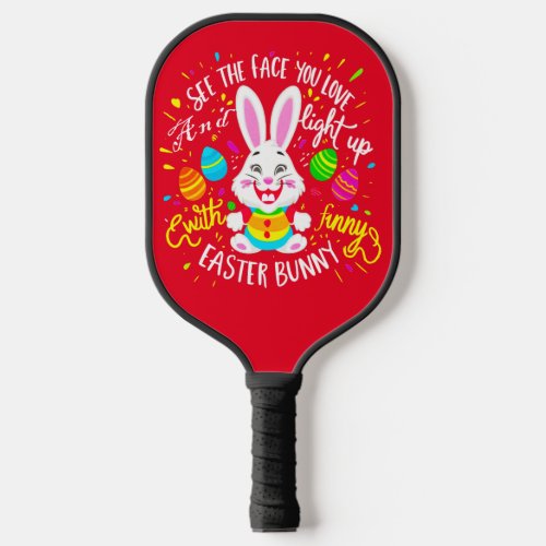 Easter Rabbit Lover Gifts Pickleball Paddle