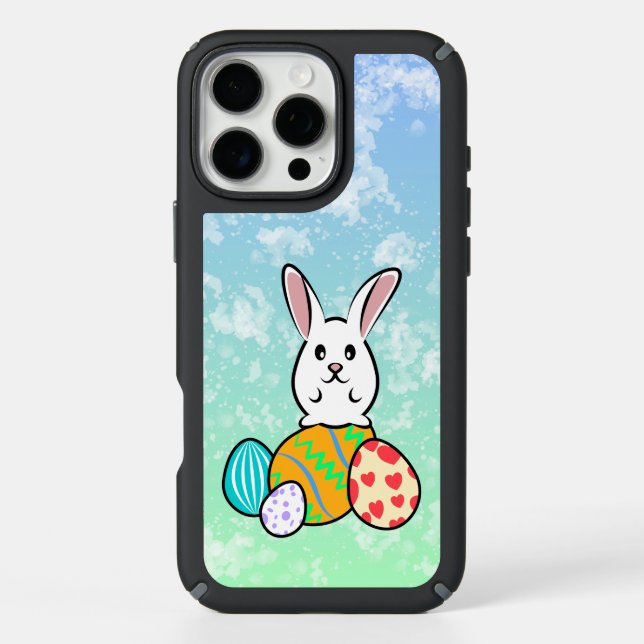 Easter Rabbit on Easter Eggs Speck iPhone Case (Front)