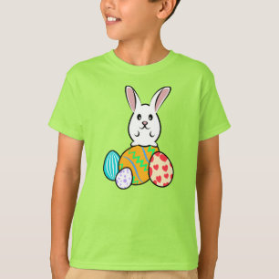 Easter Rabbit on Easter Eggs T-Shirt