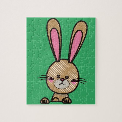 Easter rabbit puzzle jigsaw puzzle