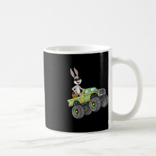 Easter Rabbit Riding Monster Truck Fun Boys Girls Coffee Mug