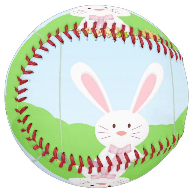 Easter rabbit softball (Front Left)